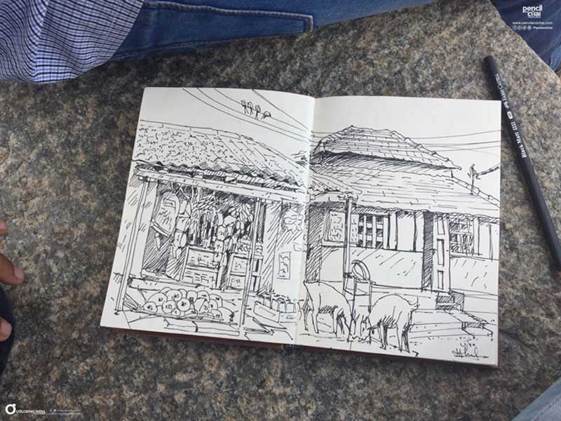 Pencil And Chai Fine Arts Gurukul Sketching