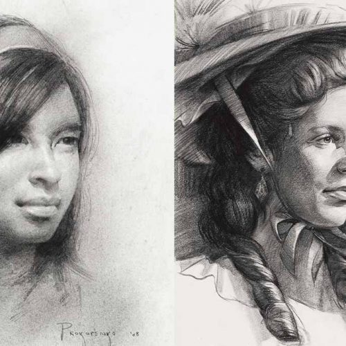 Charcoal Sketching- The beauty of Minimal Layering!