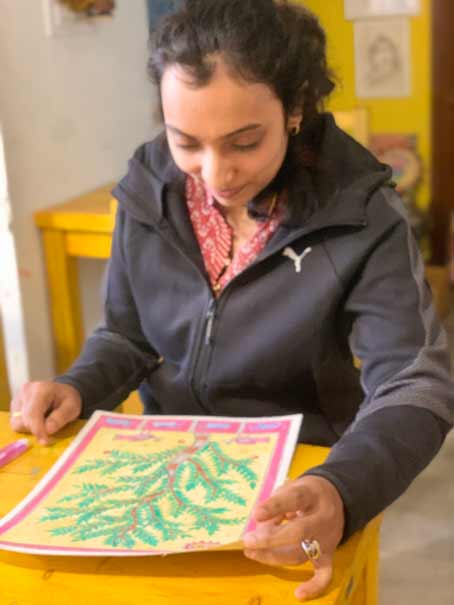 Learn-Folk-Arts-in-Bangalore—Pencil-and-chai