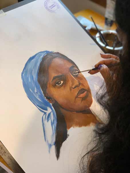 Portrait-painting-classes-in-Bangalore—Pencil-&-Chai