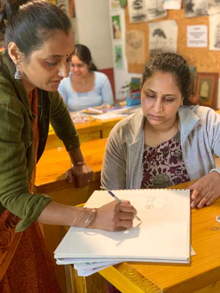 Structured-art-school-in-Bangalore—Pencil-&-Chai